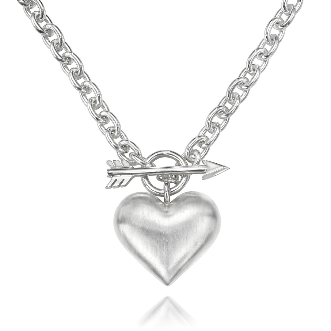 Large Cupid's Heart Necklace