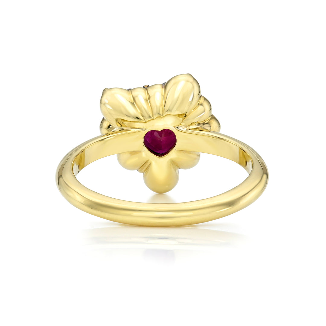 Ruby Heart Bubble Bath Ring