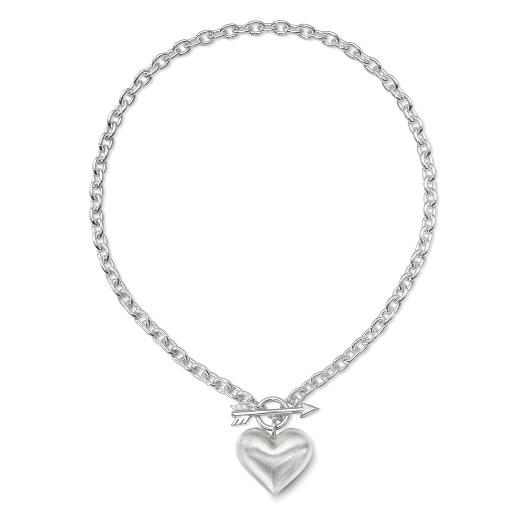 Large Cupid's Heart Necklace