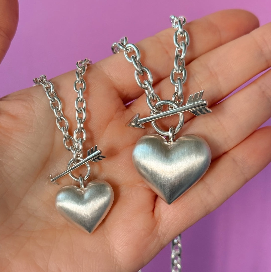 Medium Cupid's Heart Necklace