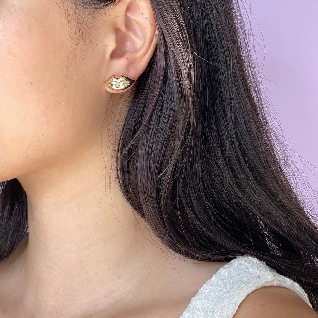 Kiss Stud Earrings