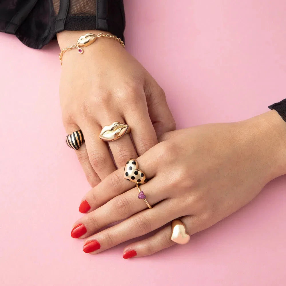 Ruby Kiss Ring
