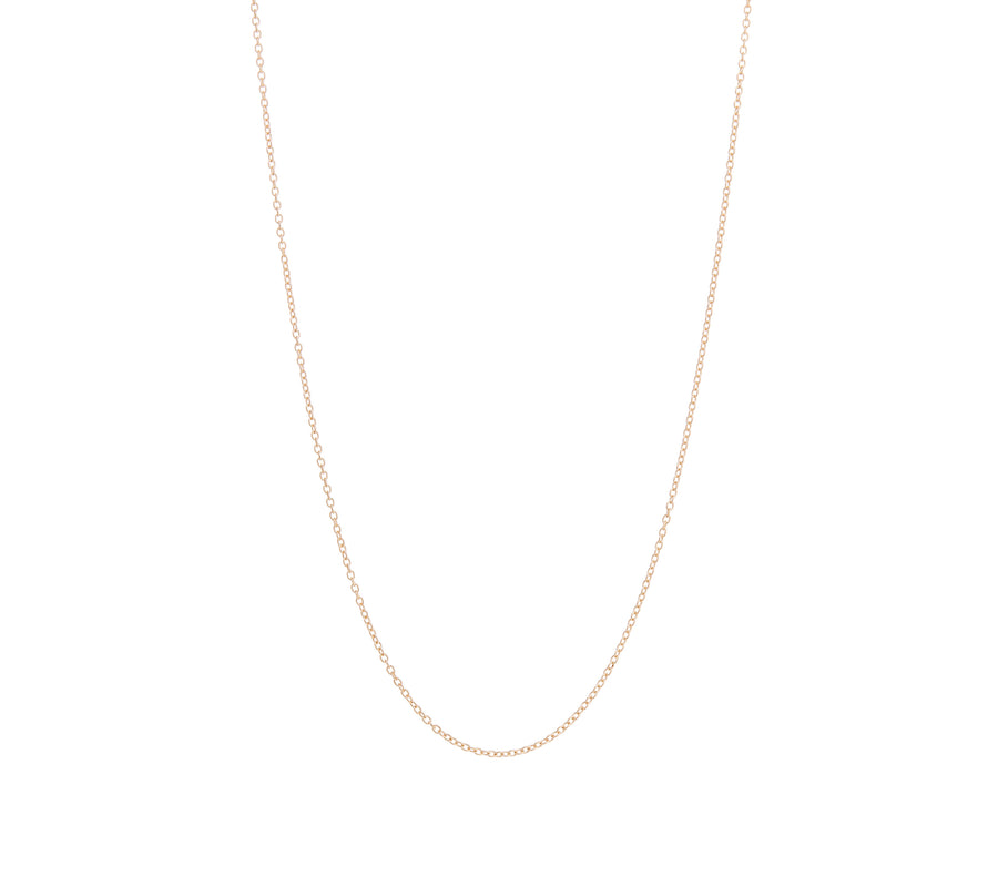 simple chain for your Cor charm in gold on a white background
