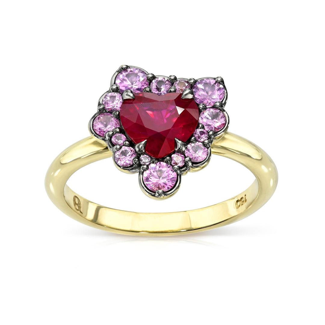 Ruby Heart Bubble Bath Ring