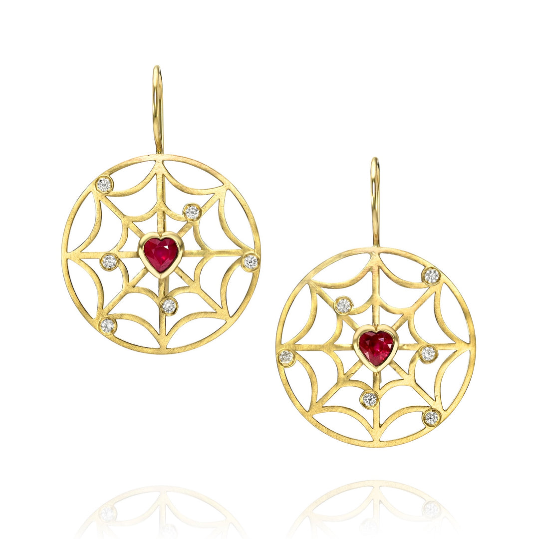 Web of Love Earrings