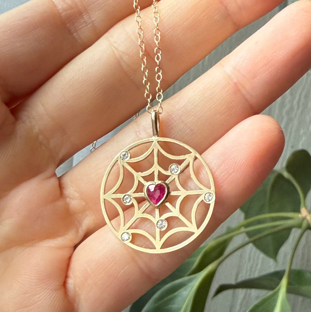 Web of Love Necklace