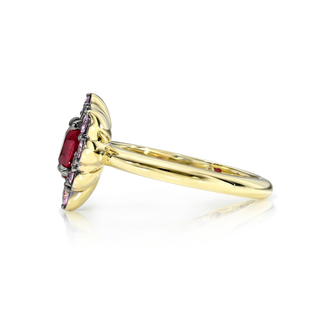 Ruby Heart Bubble Bath Ring