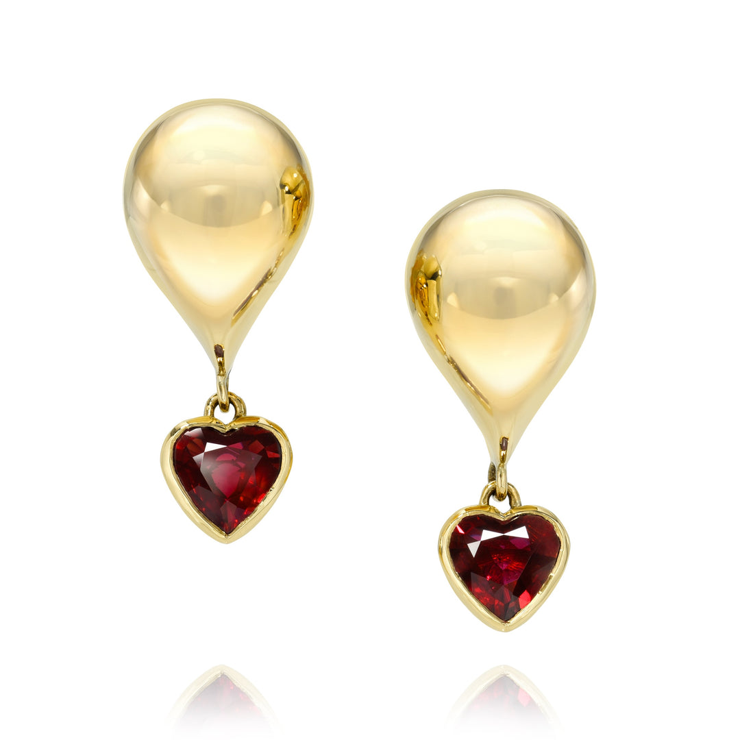 Rachel Quinn x Gemfields Heart Air Balloon Earrings