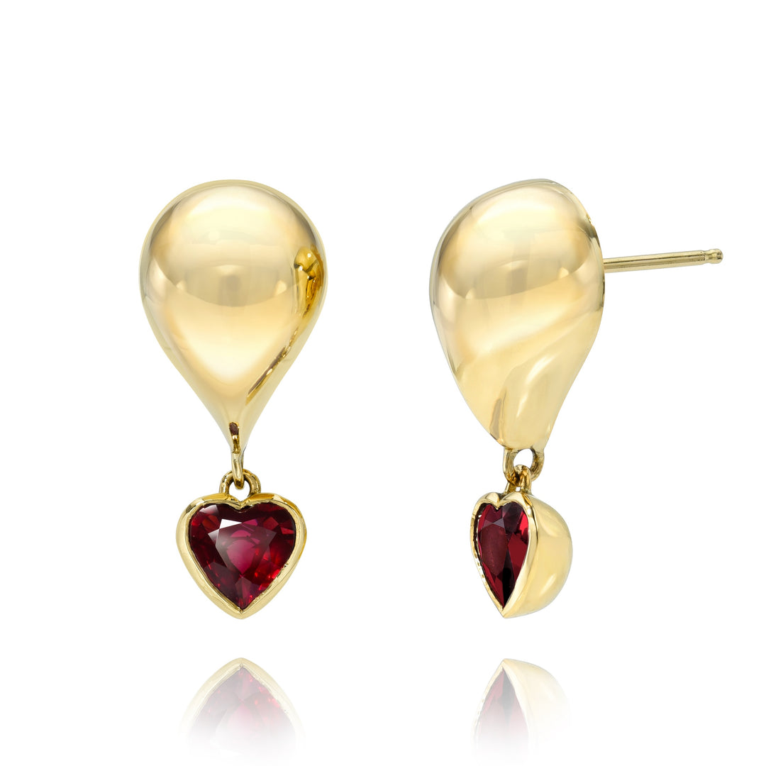 Rachel Quinn x Gemfields Heart Air Balloon Earrings