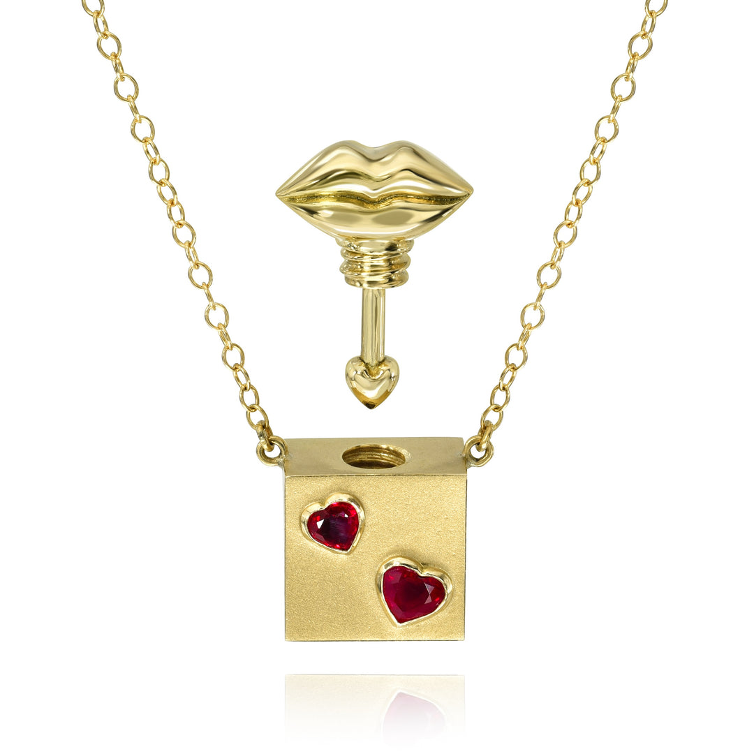 Rachel Quinn x Gemfields Kiss Perfume Bottle Necklace