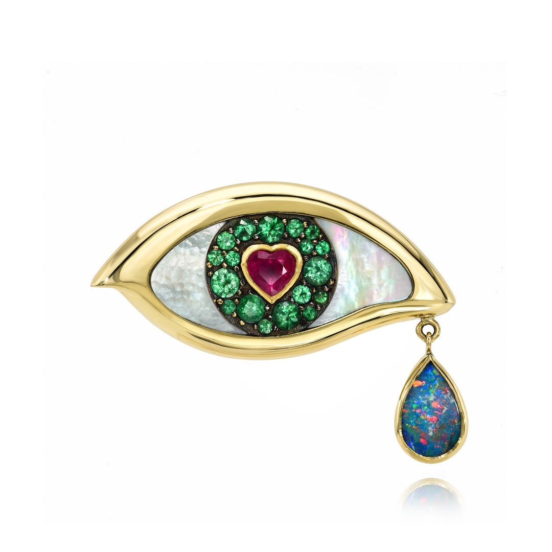 Rachel Quinn x Gemfields Lover's Eye Brooch