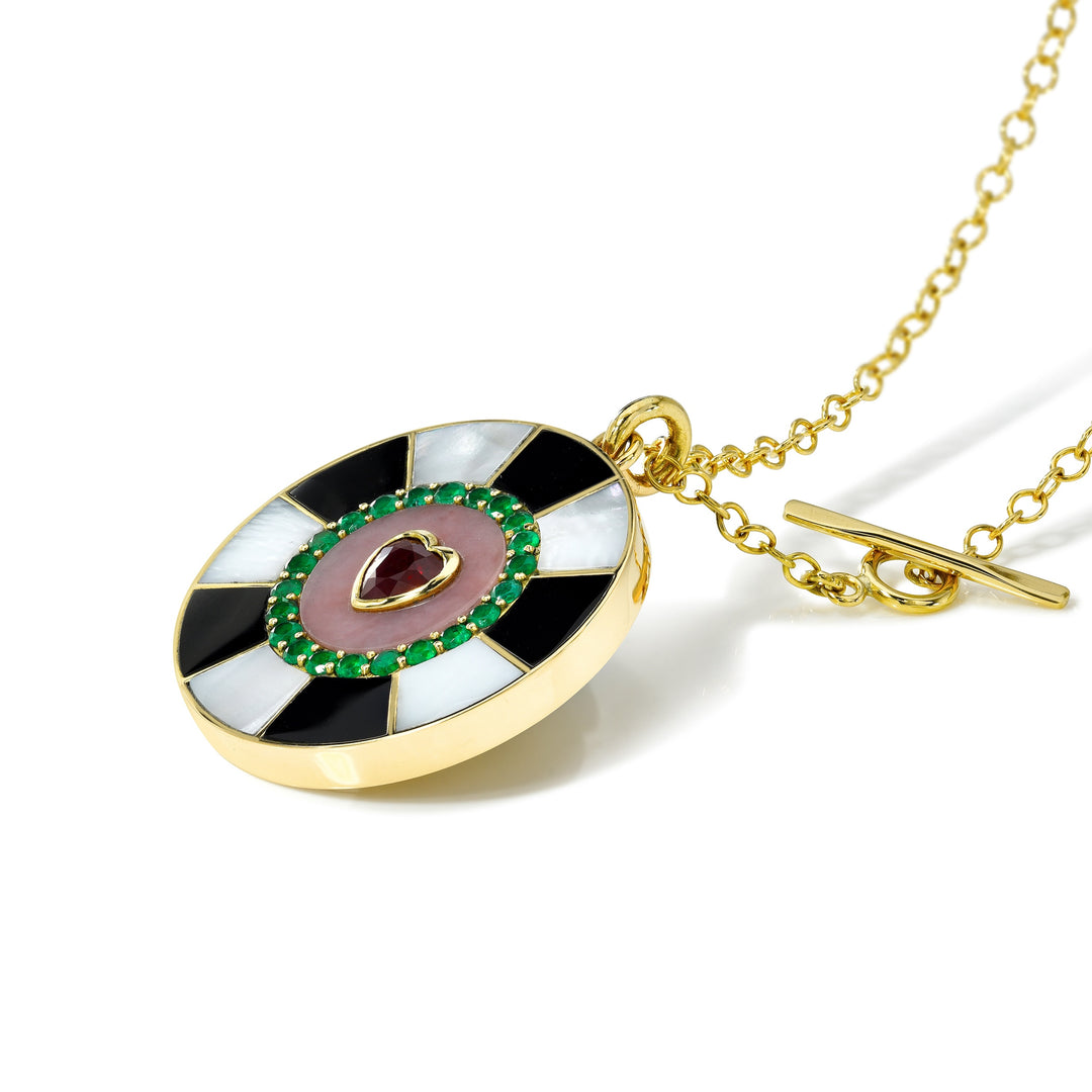 Rachel Quinn x Gemfields Lucky Love Token Necklace