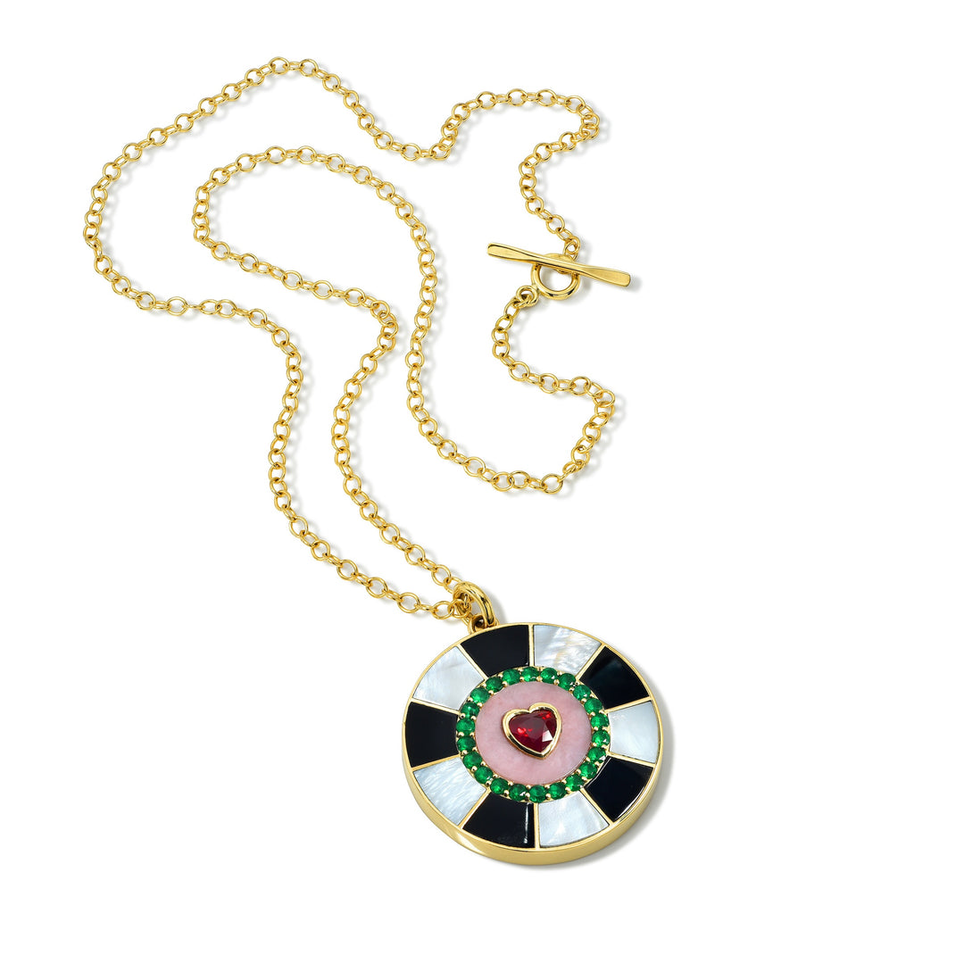 Rachel Quinn x Gemfields Lucky Love Token Necklace