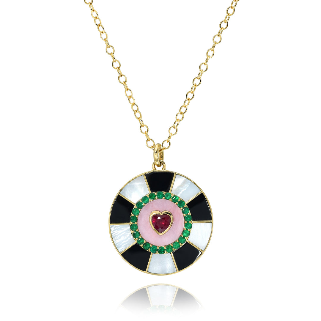 Rachel Quinn x Gemfields Lucky Love Token Necklace