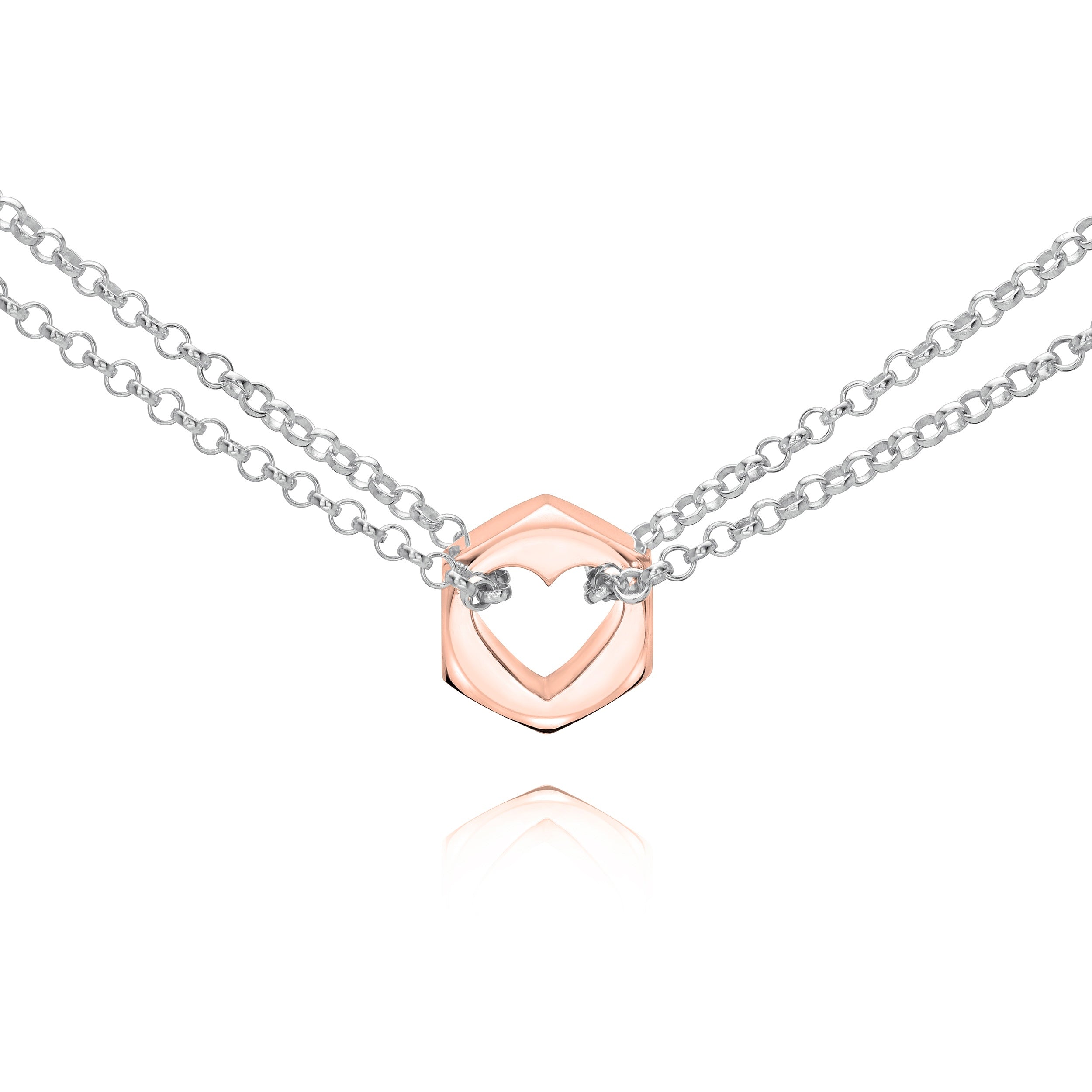 Medium Double Chain Love Nut Necklace – Rachel Quinn