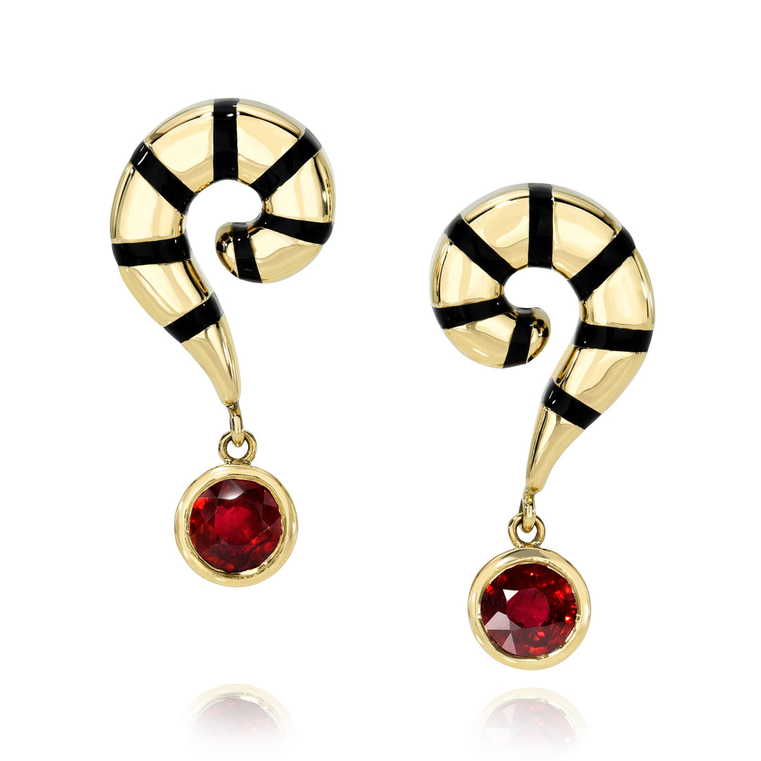 Rachel Quinn x Gemfields Questions Earrings