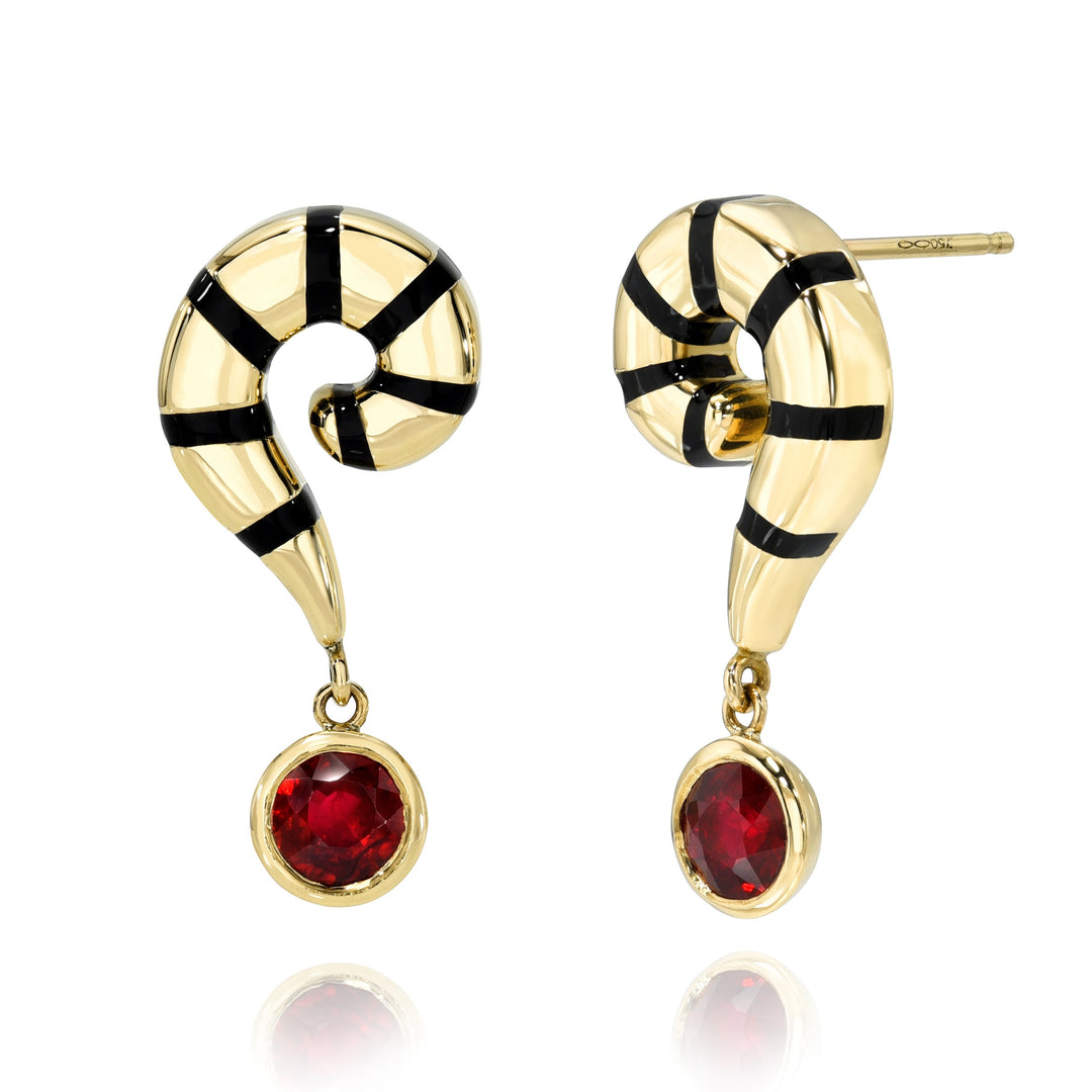 Rachel Quinn x Gemfields Questions Earrings