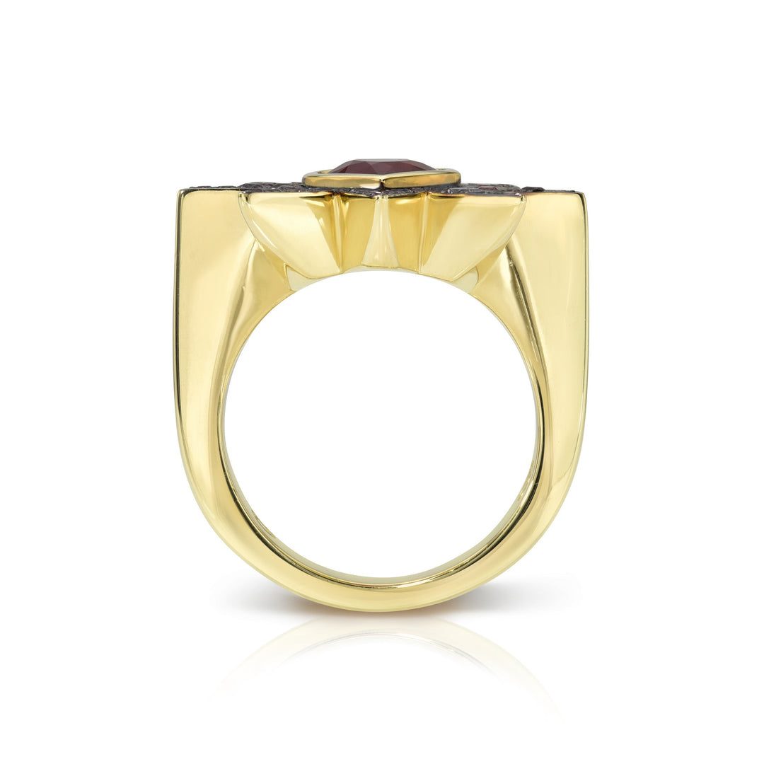 Rachel Quinn x Gemfields Radiant Heart Pinky Ring