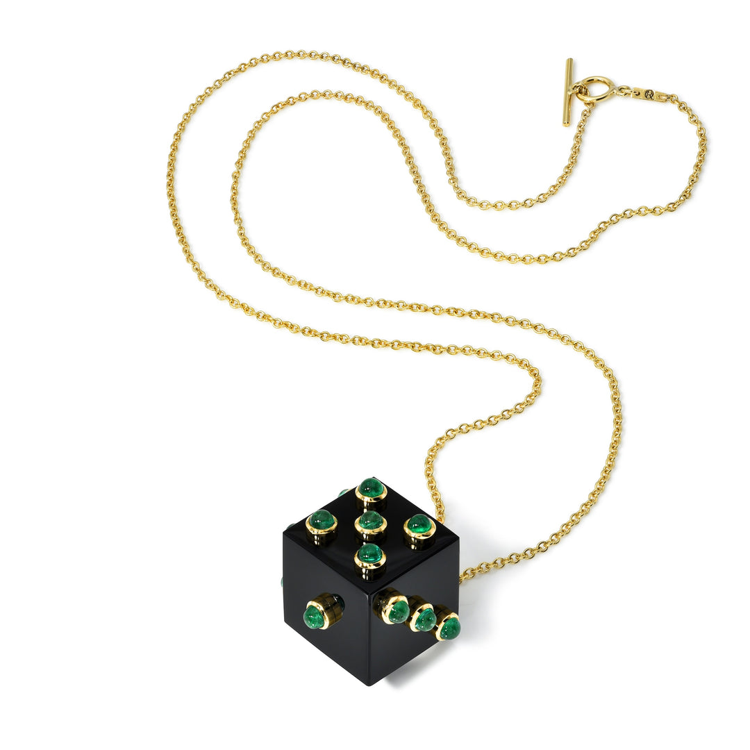 Rachel Quinn x Gemfields Roll of the Dice Necklace