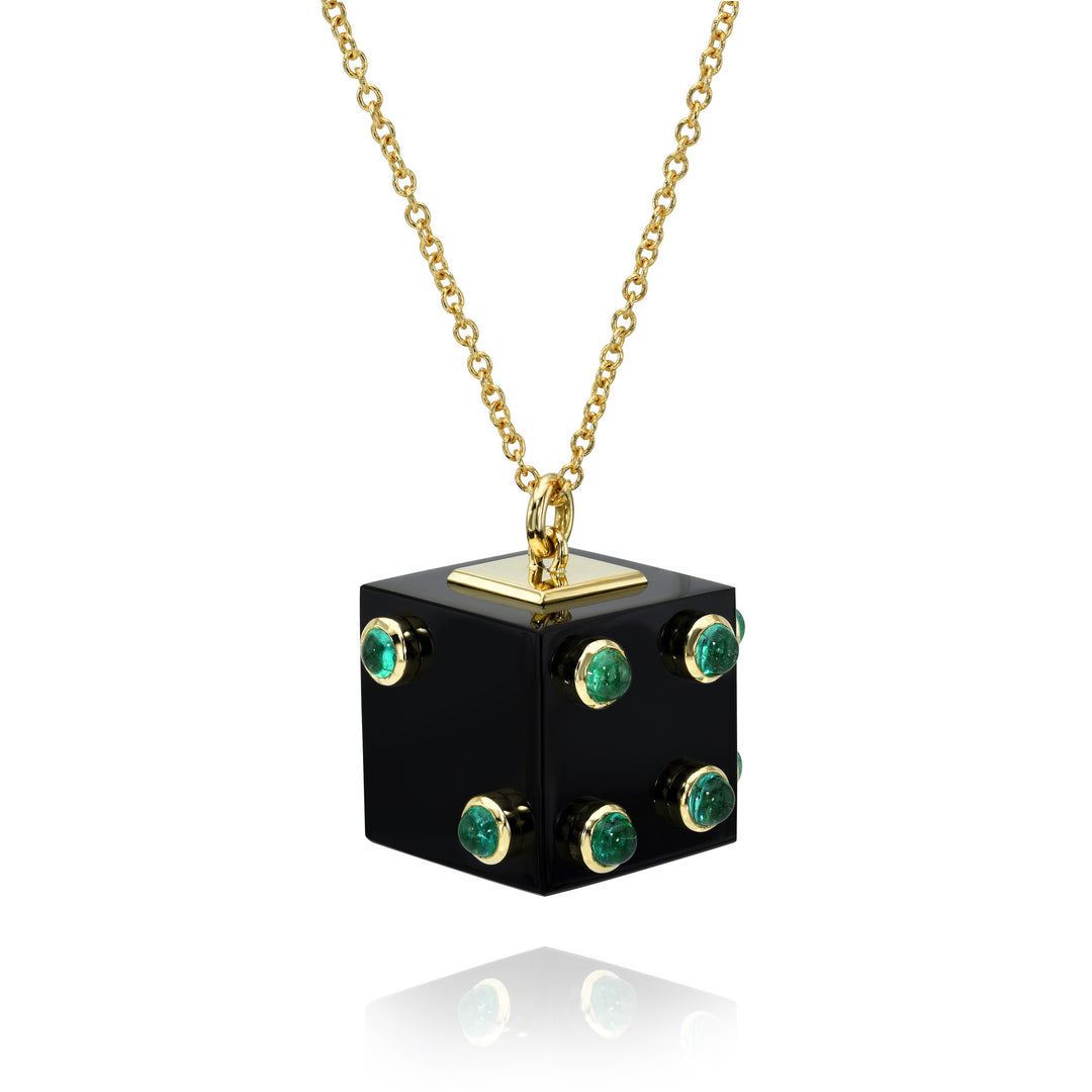 Rachel Quinn x Gemfields Roll of the Dice Necklace