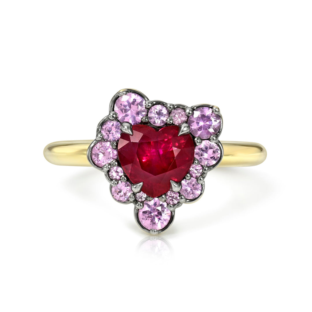 Ruby Heart Bubble Bath Ring