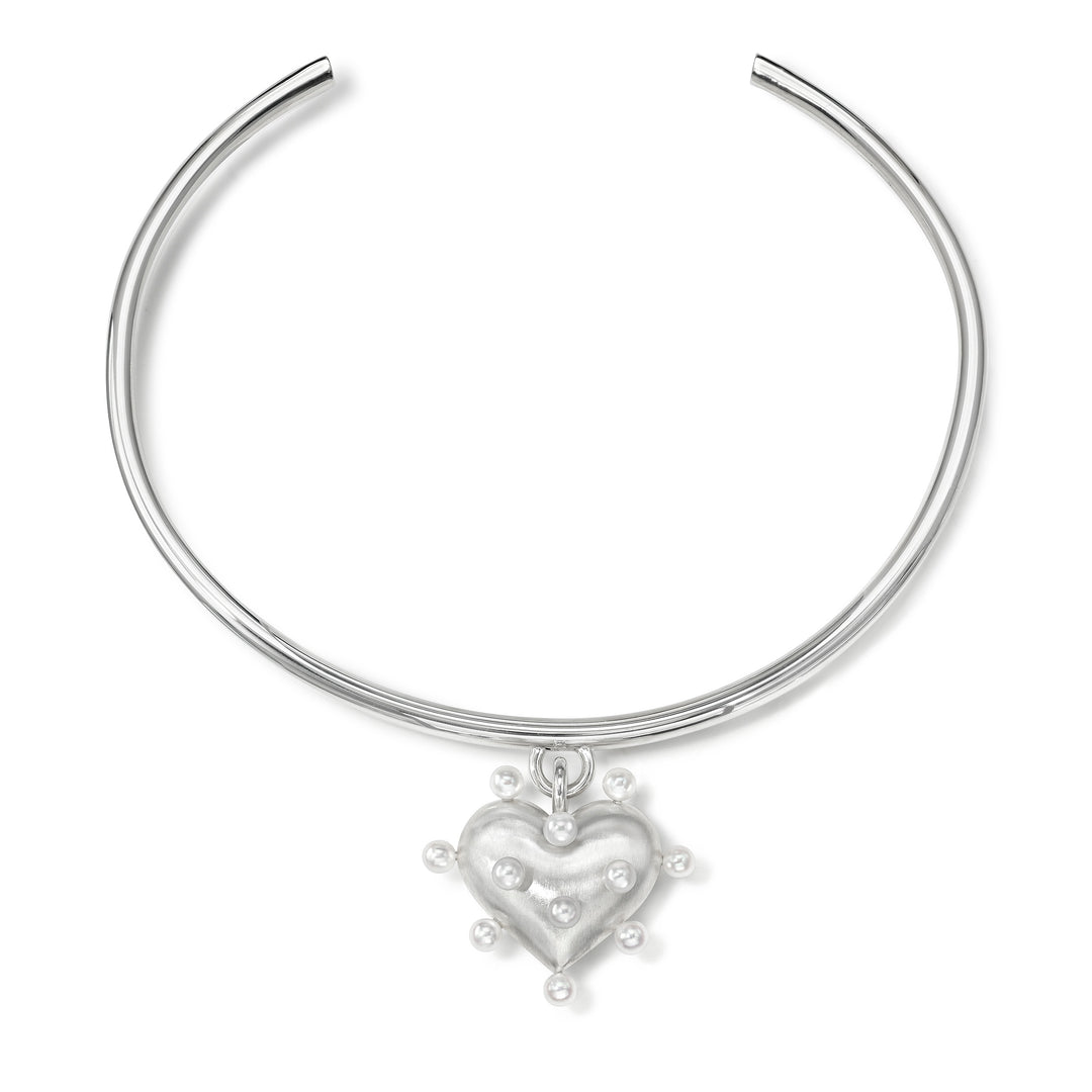 Pin Cushion Heart Collar