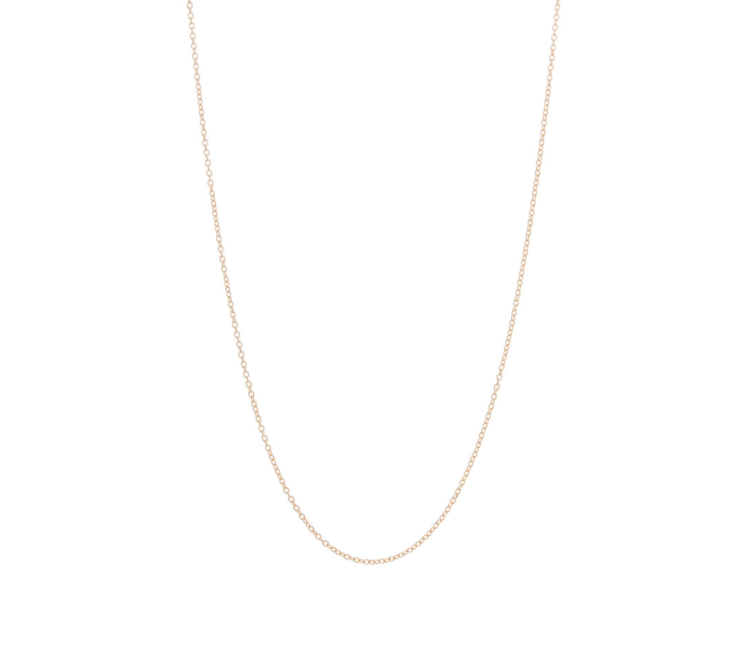 simple chain for your Cor charm in gold on a white background