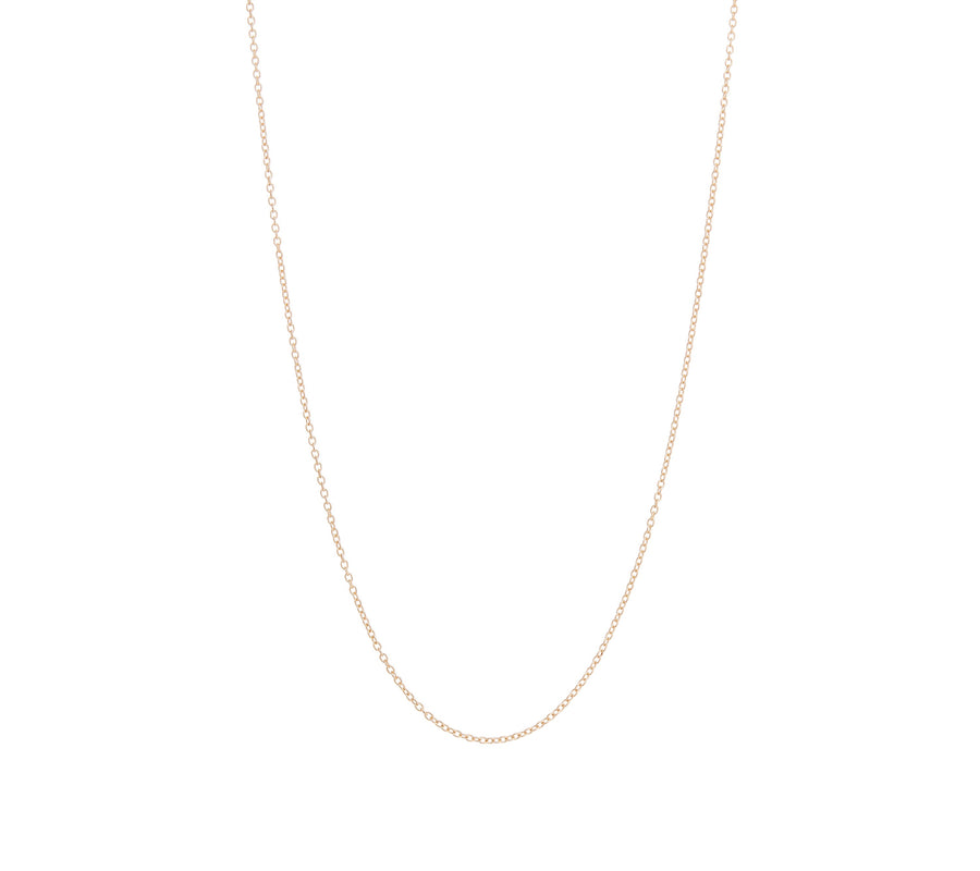 simple chain for your Cor charm in gold on a white background